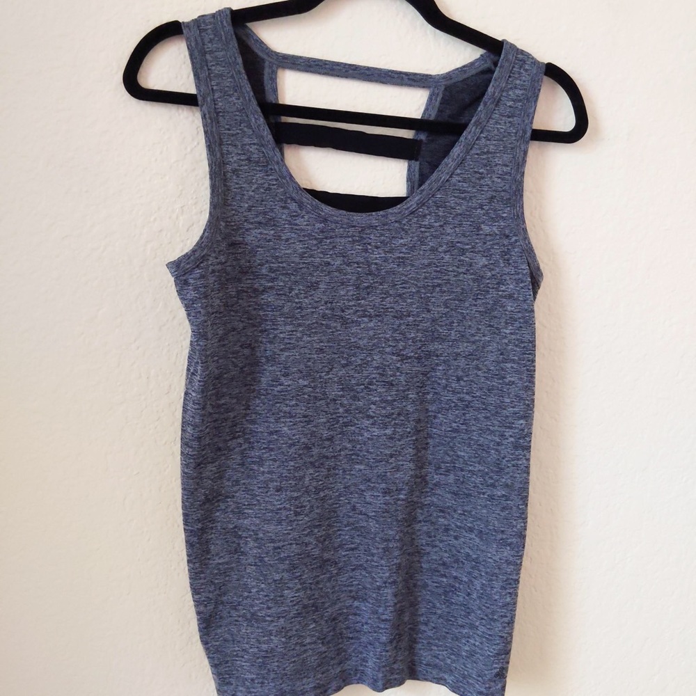 Grey open back tanktop